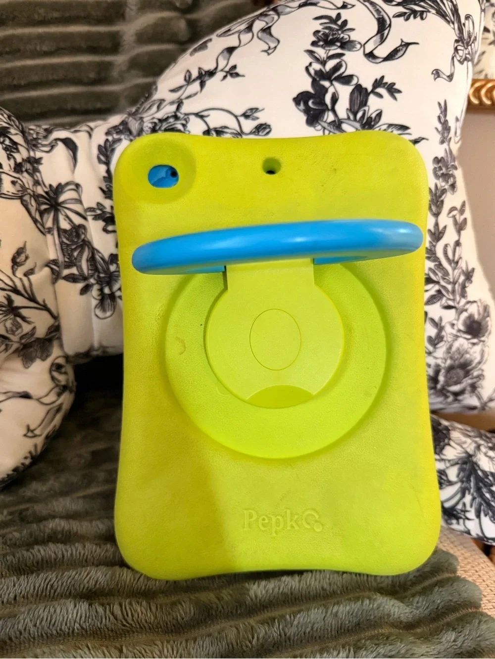 Amazon Lime Green and Blue Kids Tablet Silicone Case